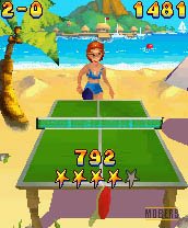 3D Beach Ping Pong 240x320